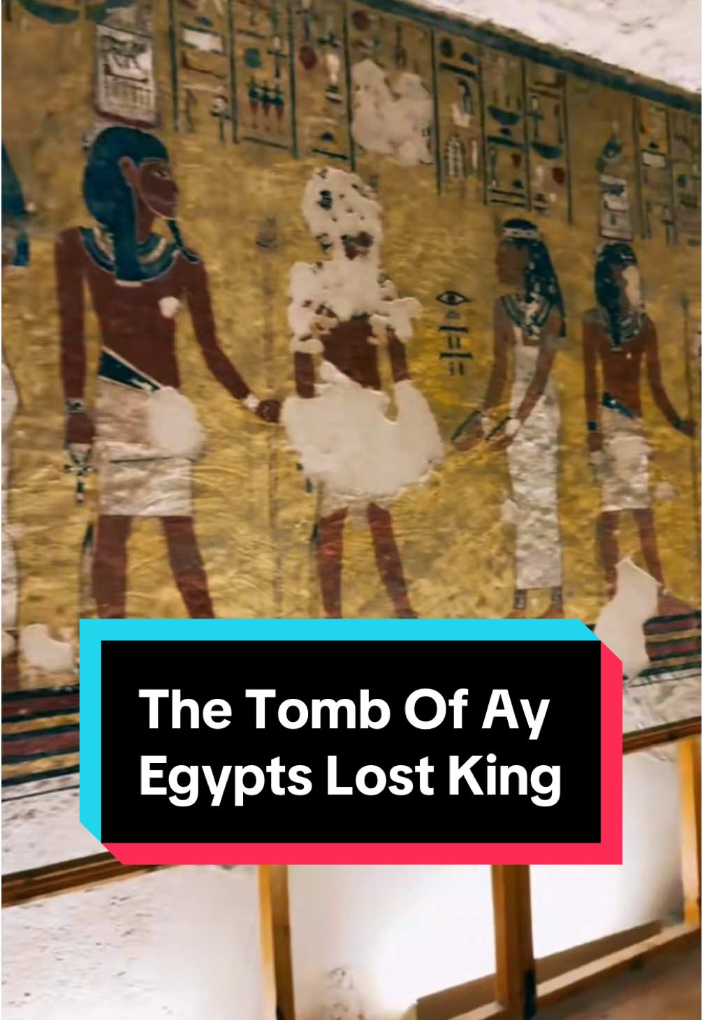 The Tomb of Ay, the successor to Tutankhamun who never made it onto the kings list. #sam_mayfair #learnwithtiktok #LearnOnTikTok #PlacesToVisit #egyptology #ancientegyptians #ancientegypt #onthisday 