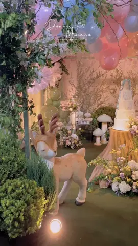 Bosque encantado da Catarina! 🤎 #festade01ano #festainfantil #aniversarioinfantil #festabosque #decorbosque #decoraçãobosque #festaluxo 
