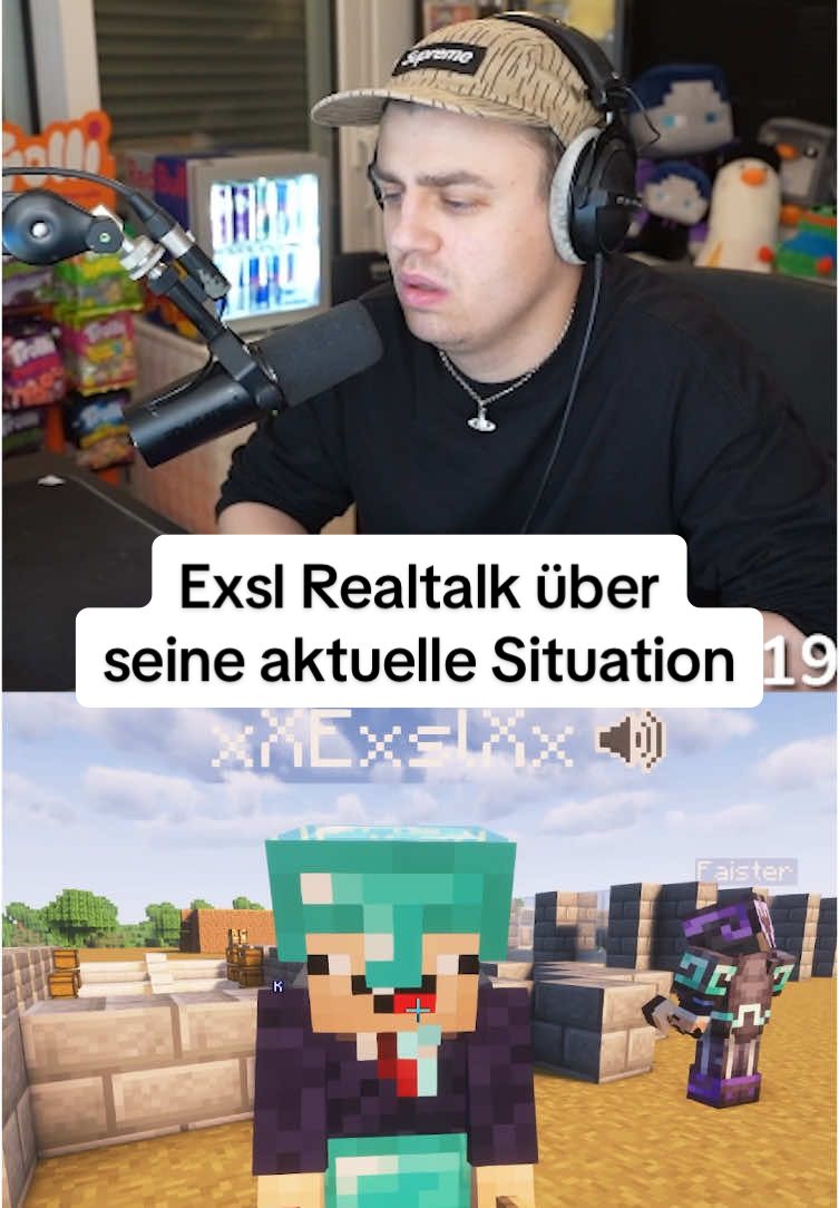 Exsl erklärt seine aktuelle Situation - Realtalk mit Papaplatte, Rewi und Faister #exsl95 #papaplatte #rewinside 