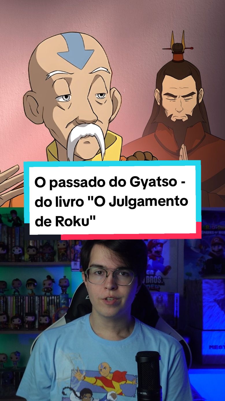 O passado do Gyatso também foi explorado um pouco mais no livro 