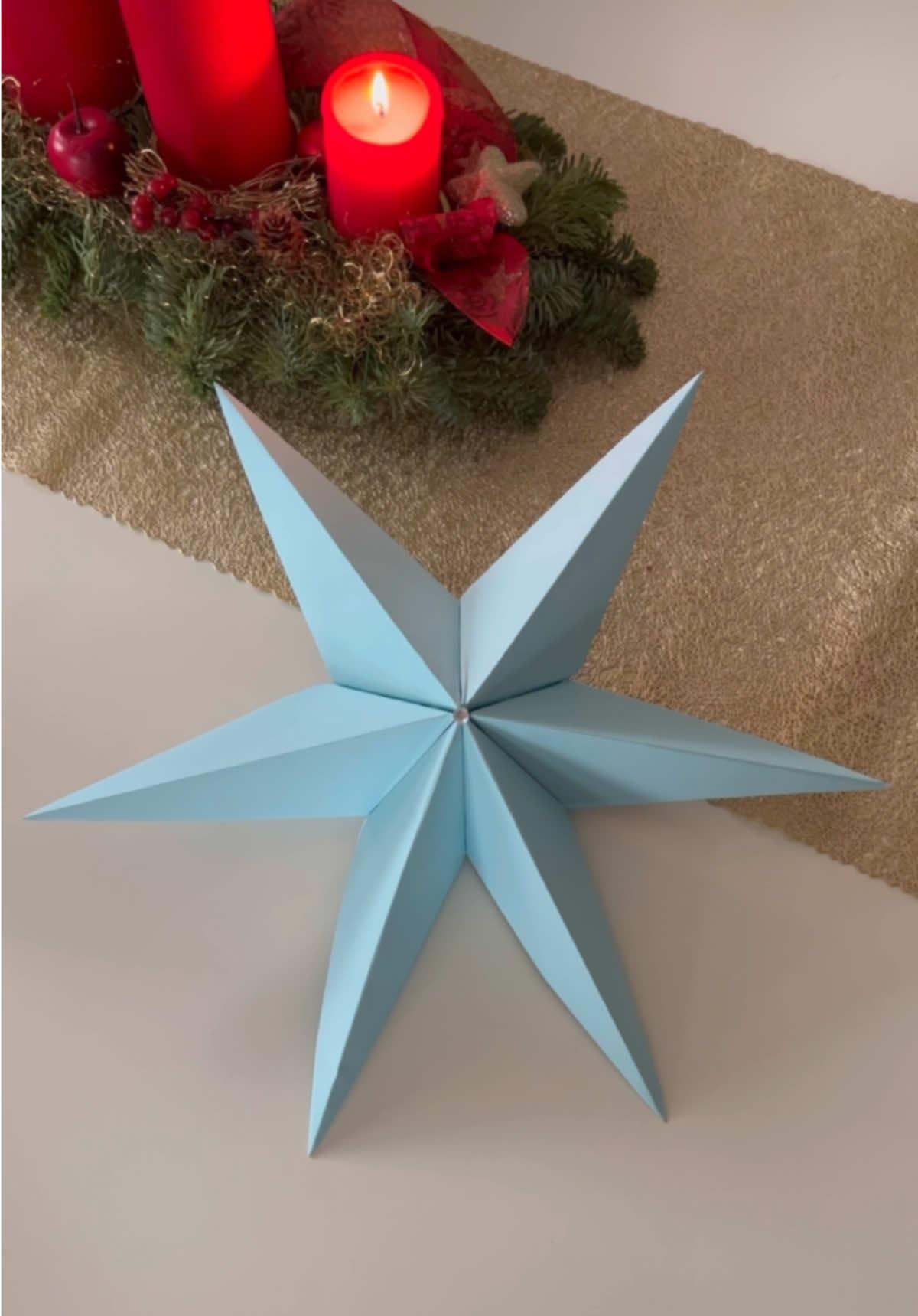 🌟⭐️🌟  #crafts #DIY #basteln #facavocemesmo #decoracaodenatal #decor #weihnachten #weihnachtsdeko #stern #papercraft #papierbasteln #estreladenatal 