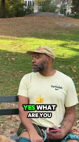 Did he cook 👀 #interview #nyc #centralpark 