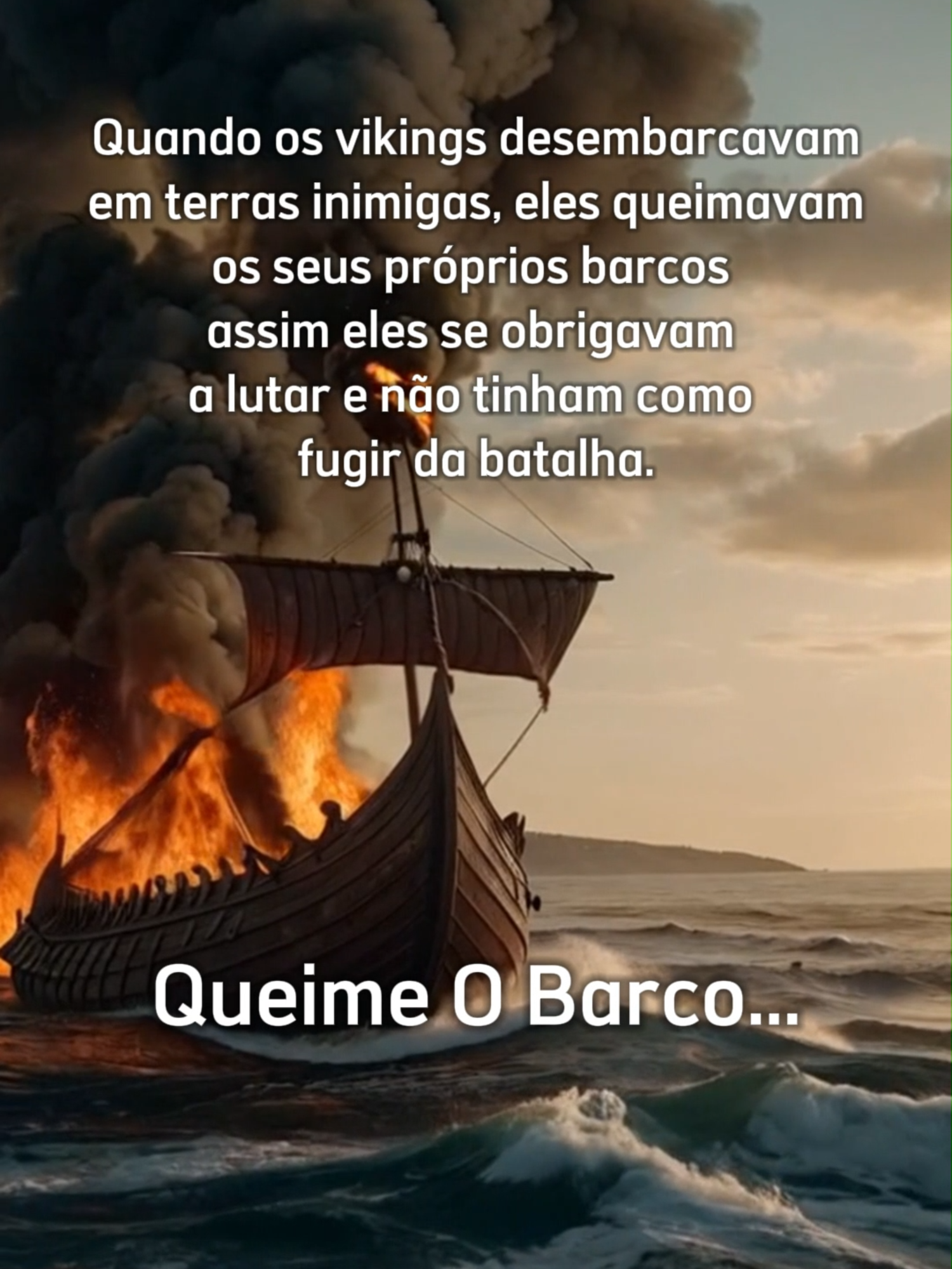 Uma pequena #reflexao baseada em uma lenda sobre os #vikings motivando as pessoas a não fugir de suas batalhas. #frases #motivacional #paytonparrish