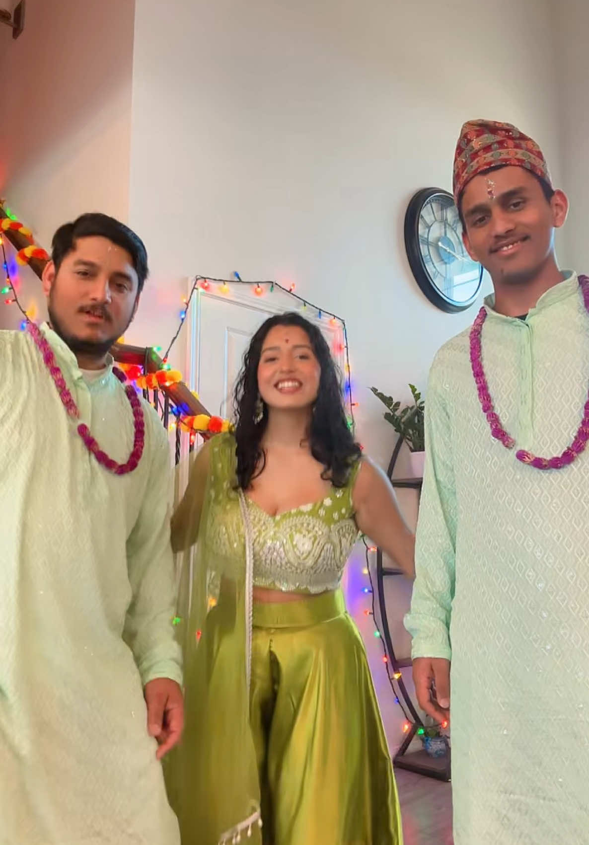 @Dinesh Bhusal @Samzana Dhungana miss you ❤️😘😘😘#nepali #tihar #daibhai 