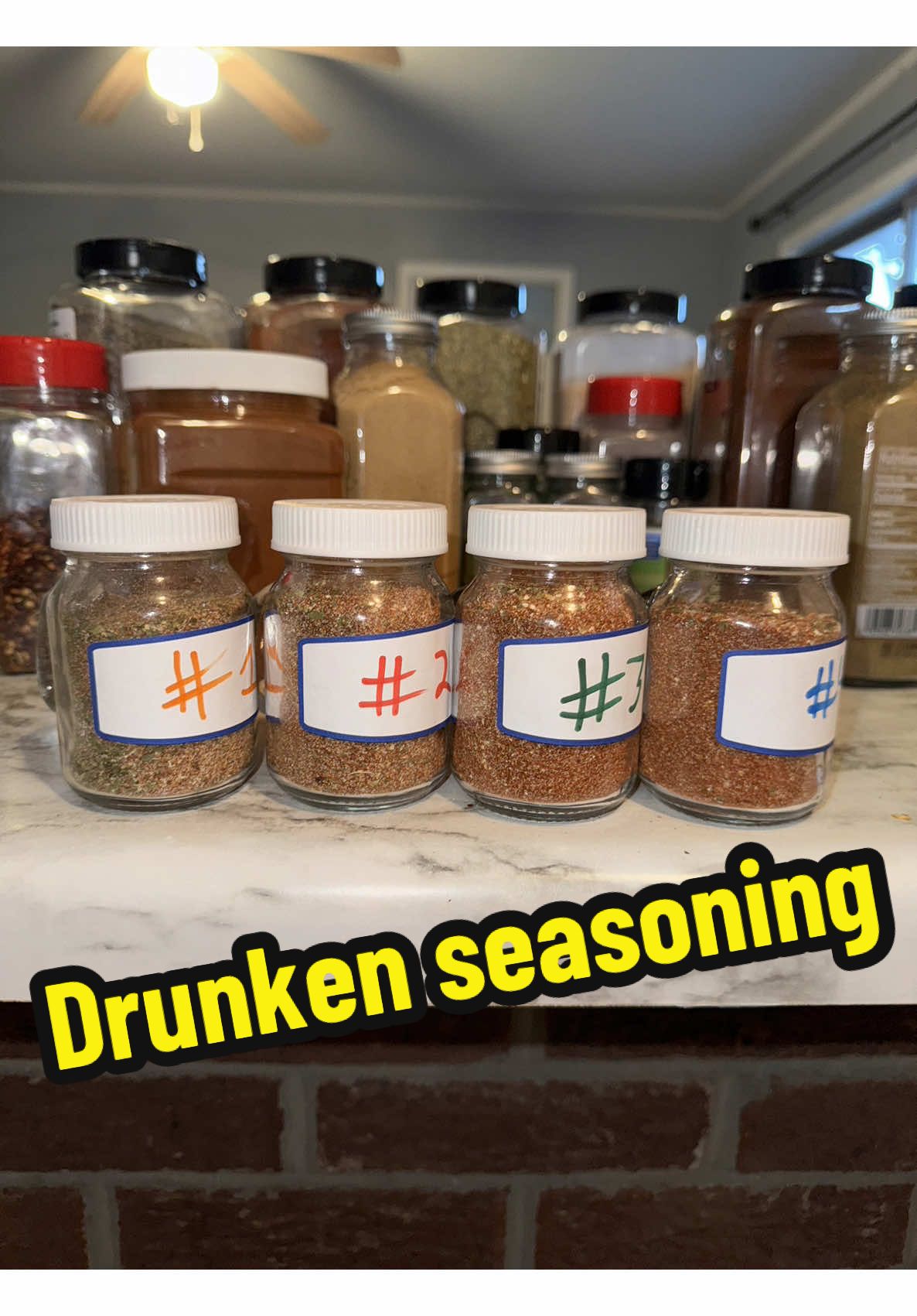 Drunken migos seasoning on the works 🍻🔥 #seasonings #brand #migos 