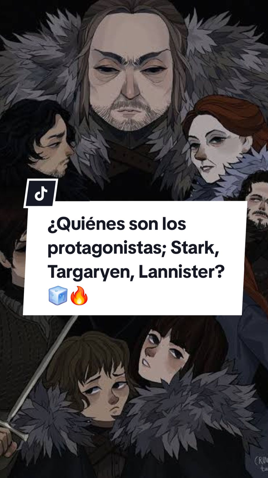 Respuesta a @yesicadannemberg22 ¿Quiénes son los protagonistas; Stark, Targaryen, Lannister? 🧊🔥  #gameofthrones #juegodetronos #houseofthedragon #LaCasaDelDragón #canciondehieloyfuego #asongoficeandfire #fireandblood #fuegoysangre #maestrealex 