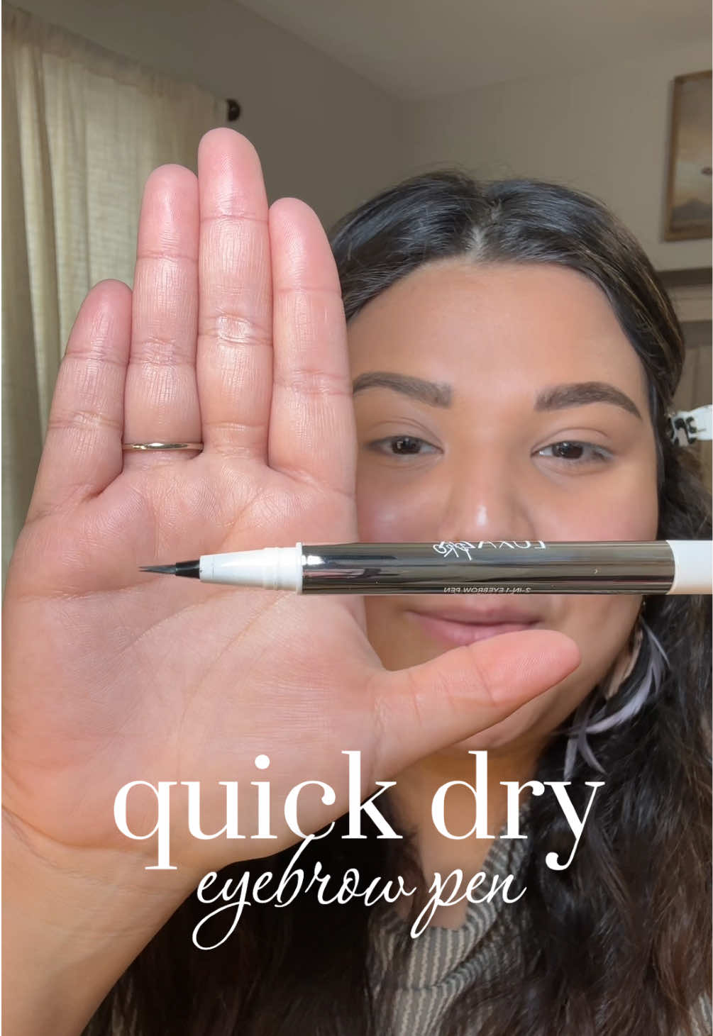quick dry eyebrow🤭 #featheredeyebrows #feathereyebrows #eyebrowpen #eyebrowmusthaves #eyebrowmakeup #eyebrowsonfleek #eyebrowtutorial #eyebrowtutorialforbeginners #makeupformatureskin #makeupover40 #makeupover50 #tiktokshopblackfriday #tiktokmademebuyit #cozycountdown #tastemakers #spookybeauty 