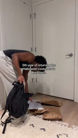Bc aint no way they’re gonna keep my  $91. Lets normalize this🤝🏾#halloweencostume #amazonreturns 