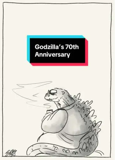 I had to make something for godzilla day, i feel like im not as good at drawing kaiju, maybe it was because I did a full commission before making this one, i don’t know. I wanted to make something sweet and sentimental, i hope it lands #foryoupage #foryou #fyp #viralvideo #godzilla #godzilla70th #godzilla1954 #godzillaminusone #urbankiju #godzillafinalwars #kingkong #jetjaguar #spacegodzilla #zilla 