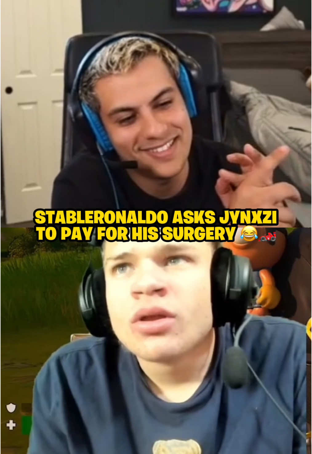 Asking Jynxzi to pay for my surgery 😂 (Twitch - StableRonaldo) #fyp #trending #viral #fortnite #stableronaldo #jynxzi 