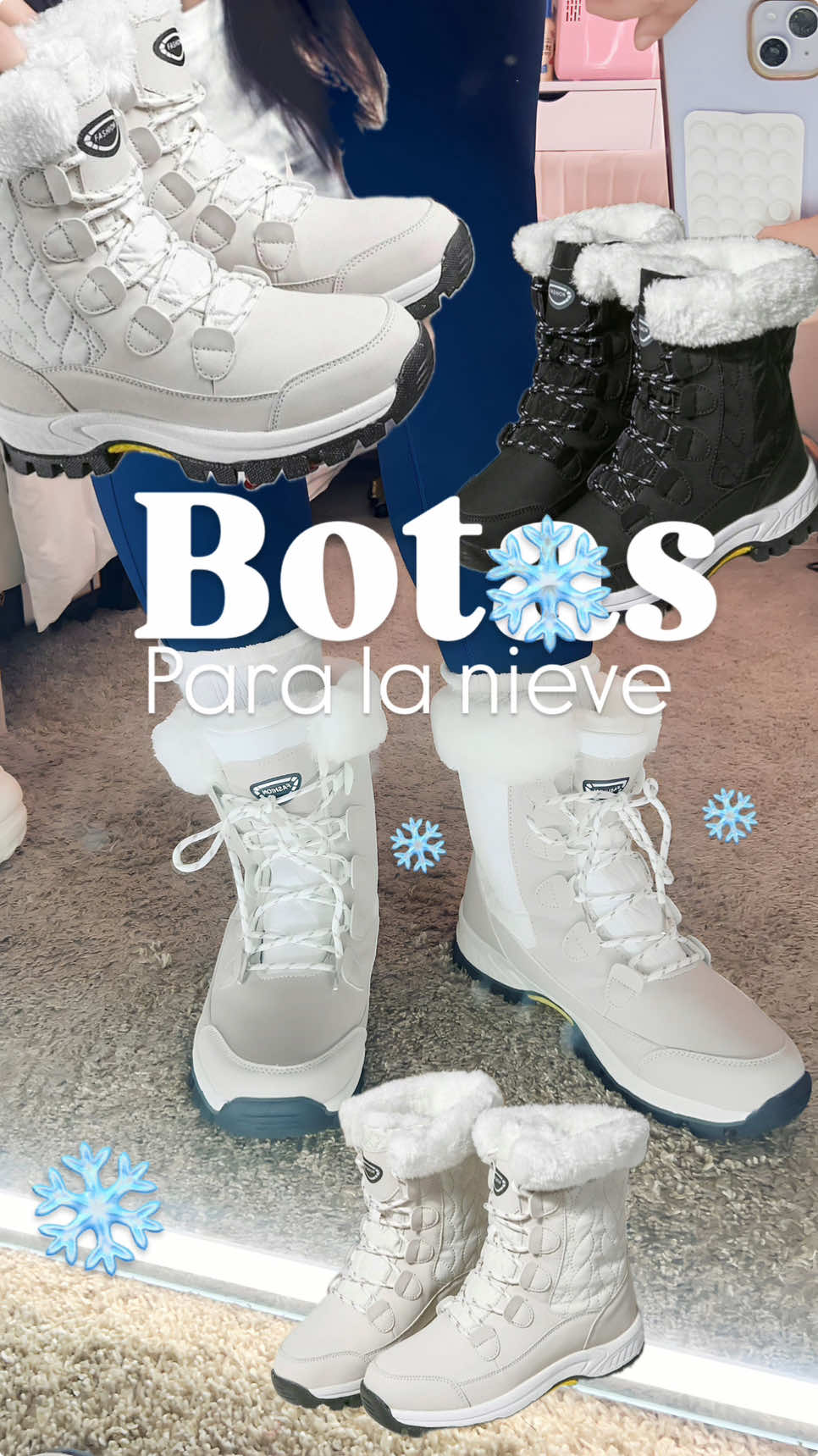 Respuesta a @Siana Far🪷K-beauty botas para el inverno, botas de nieve a prueba de agua, waterproof snow boots, winter boots, boots for winter and snow #boots #bootseason #winterboots #winterfashion #waterproofboots #botas #botasdenieve #snowboots #winteressentials #tiktokshopfinds #tiktokmademebuyit #TikTokFashion #tiktokshopblackfriday #tiktokshopcybermonday 