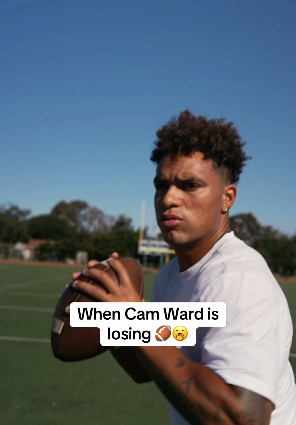 Cam Ward is so nonchalant 🤣 @C4 Energy #CollegeFootball #americanfootball #camward #footballtiktok #footballseason #oglightskins #c4energy #c4partner 