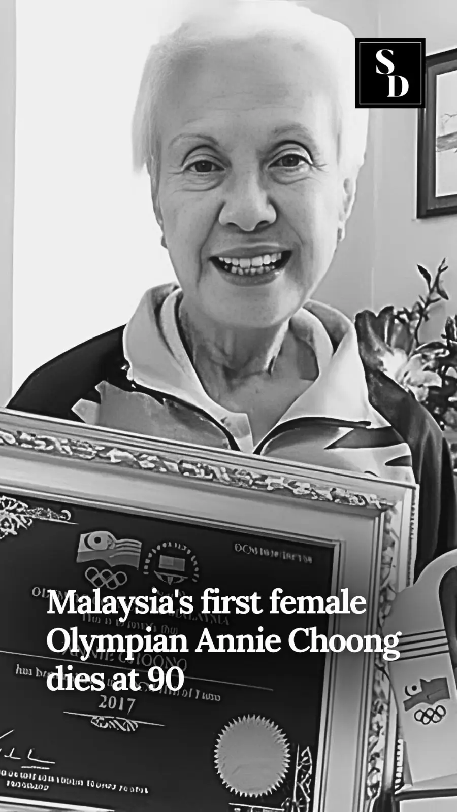 Visit www.sinardaily.my for more stories. #AnnieChoong #Athletes #MAF #Olympian #Dies #Melbourne #Olympics #FemaleAthlete #SinarDaily