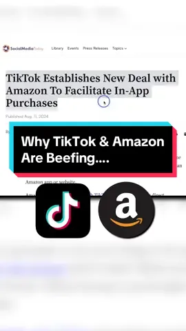 Why TikTok & Amazon Are Beefing….#tiktokshop #affiliatemarking #amazon 