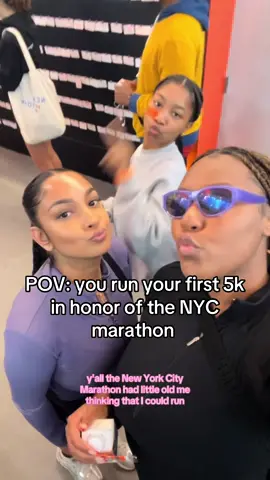 Ran (kinda) my first 5k!!! I hate running but this was cute!! Maybe ive found a new hobby lol Thanks @Nike #nycmarathon #nyc #5k #nike #runclub 