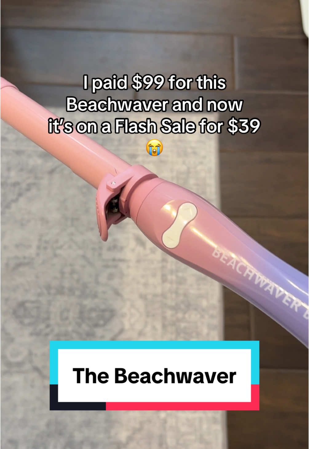 If you’ve been wanting a Beachwaver, now is the time to get it because this one’s on sale for $39 for a limited time! I paid $99 for this!😩😅 #beachwaver #beachwavercurls #flashsale #giftideas #blackfriday #TikTokShotBlackFriday #TikTokShopCyberMonday #TikTokShopHolidayHaul #hair #hairtok  