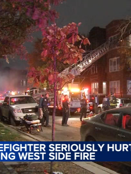 A firefighter was on the roof of a building Sunday in Humboldt Park when he fell through to the basement, Chicago Fire Department officials said. #chicagofiredepartment #chicago #chicagonews