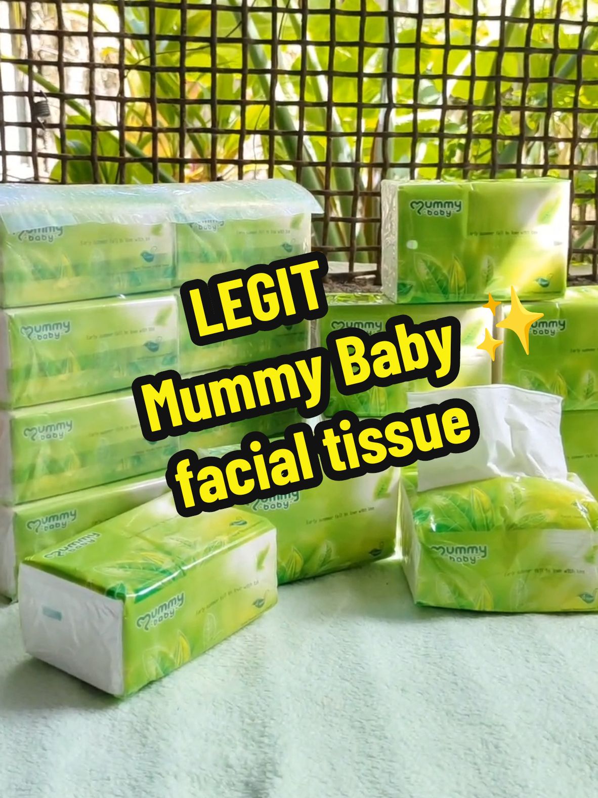 Legit na Mummy Baby Tissue 4Ply✅  - Soft tissue and comfortable ipahid sa balat. ✨ Available sa Yellow Basket. 👇🛒 #mummybaby #mummybabyfacialtissue #facialtissue #tissuepaper #affordable #legit 