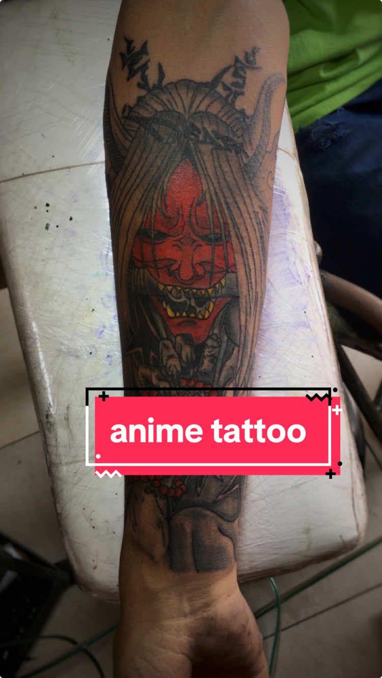 anime tattoo slesay 100% #animetatto #tattojepara #tatojepara #tatokudus #tatodemak 