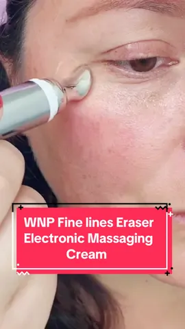 WNP Fine lines eraser electronic massager cream. @WNP SKINCARE #wnp #wnpskincare #tiktokshopblackfridaysale #tiktokshopblackfriday #glassskin #glassskinroutine #finelines #skincare #peptide #proxylane #collagen #eyecontour #facialwrinkles #vegan #sensitiveskin #eyecream #eyemassager #electronicmassager #electronics #fy #fypage #fypシ #itssofiatheme #viralvideotiktok #viralllll #tiktokshop #tiktokshopfinds #tiktokshopus #tiktokmademebuyit #tiktokworldwide #paratiiiiiiiiiii #smothskin #youngskin #multipeptideserum #blackfridaydeals 
