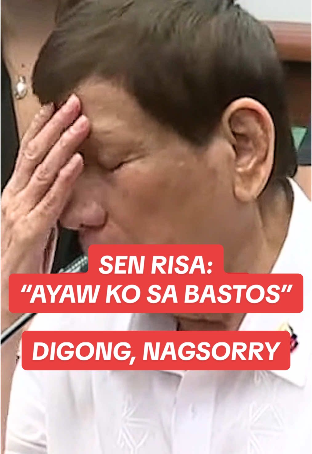 SEN RISA: “AYAW KO SA BASTOS” 🤨 DIGONG, NAGSORRY#fyp #digong #duterte #du30 #bastos #senrisa #risahontiveros #senatehearing #hearing #risa #rizza #hontivirus #auntievirus  #rodrigoduterte #philippines #ph #update #pilipinas #ejk #investigation #senateinvestigation #senrisahontiveros #risahontiveros #hontiveros 