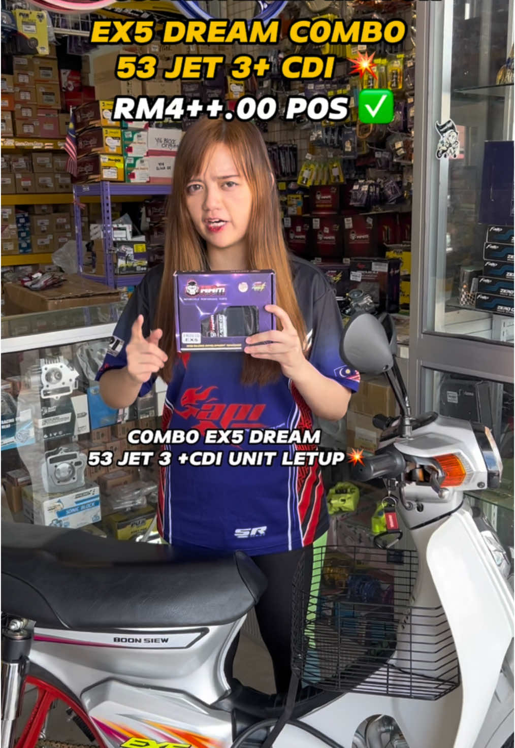 EX5 DREAM COMBO 53 JET 3+CDI POP-POP #syarikatpuji #pujiketerehmotor #foryou #foryoupage #fyp #fypシ #fypage #sawaditukun 