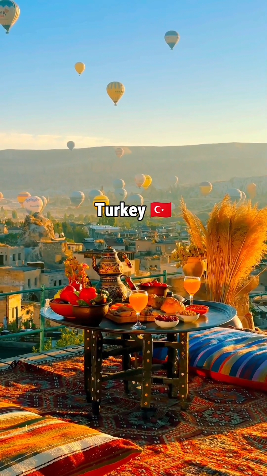 Best Itinerary - Trip Turkey 🇹🇷 #turkey #traveltiktok #holiday #fyp #istanbul #cappadocia #bravowisata #tour 