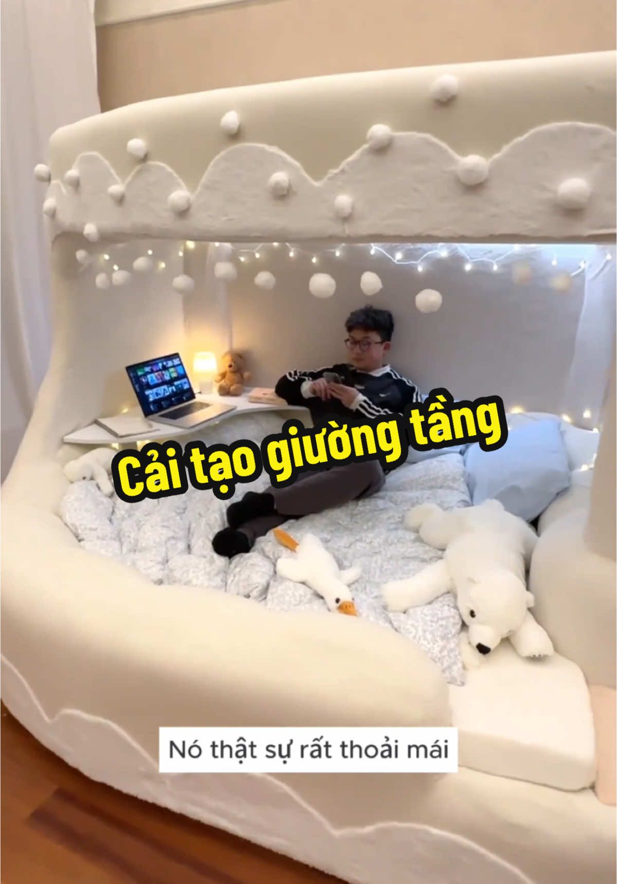 Cải tạo giường tầng #DIY #decor #fullhouse #giuongtang #decorwithhappy #imhappy #capcut_edit #tiktokviral @I'm Happy! 