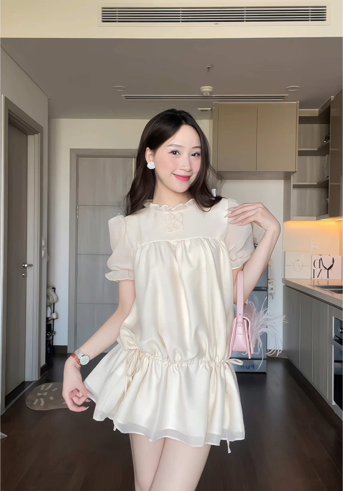 Uiiii váy rấc xinh nhaaaa🍂✨#vayxinh #outfitideas #dress #review #fypシ #GocLamDep #xuhuong #videoviral 