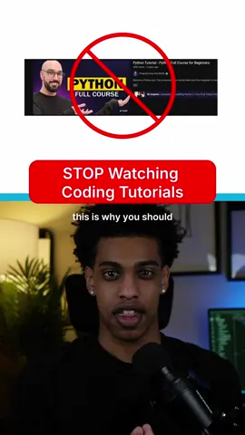 Stop Watching Coding Tutorials If you want to learn to code and land your first software engineering job, you need a good roadmap and strategy. Follow the programmer learning strategy to learn any programming language easily and land a developer job #softwareengineer #coding #programming #computerscience
