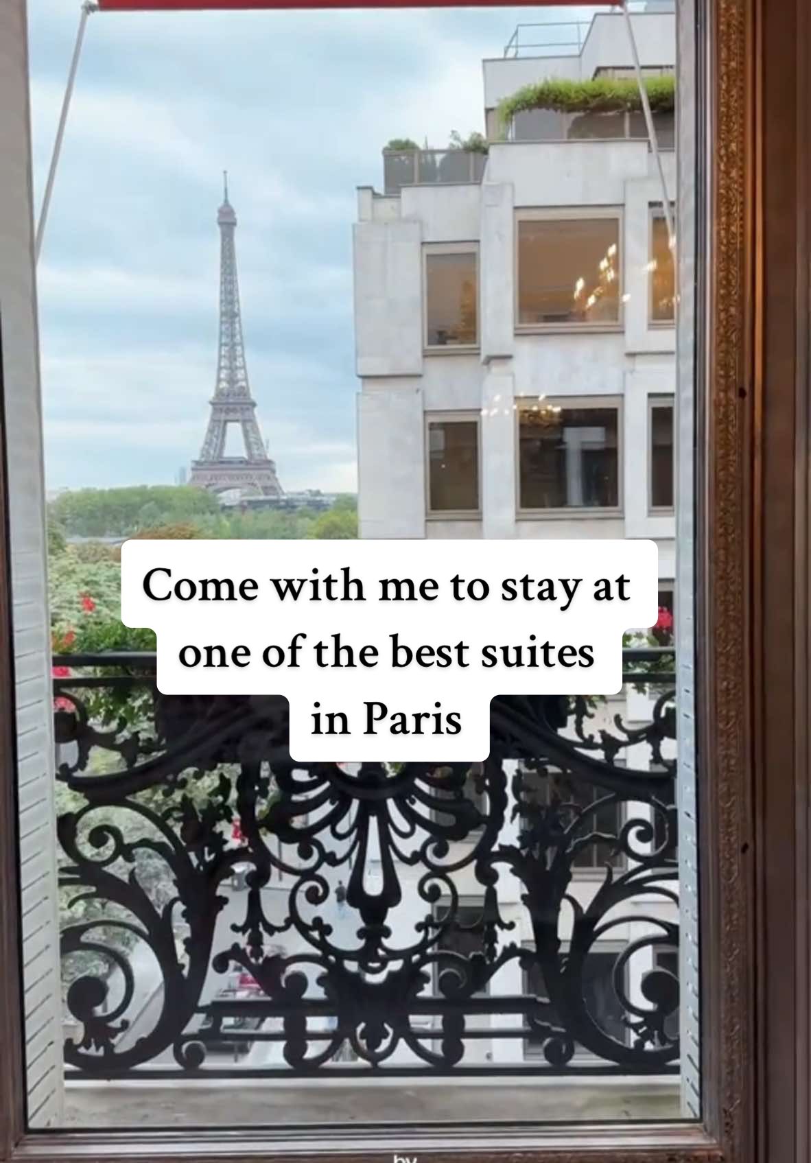 Checking into “Eiffel Suite” at Hotel Plaza Athénée, Paris. #tiktoktravel #fyp #luxurytravel 