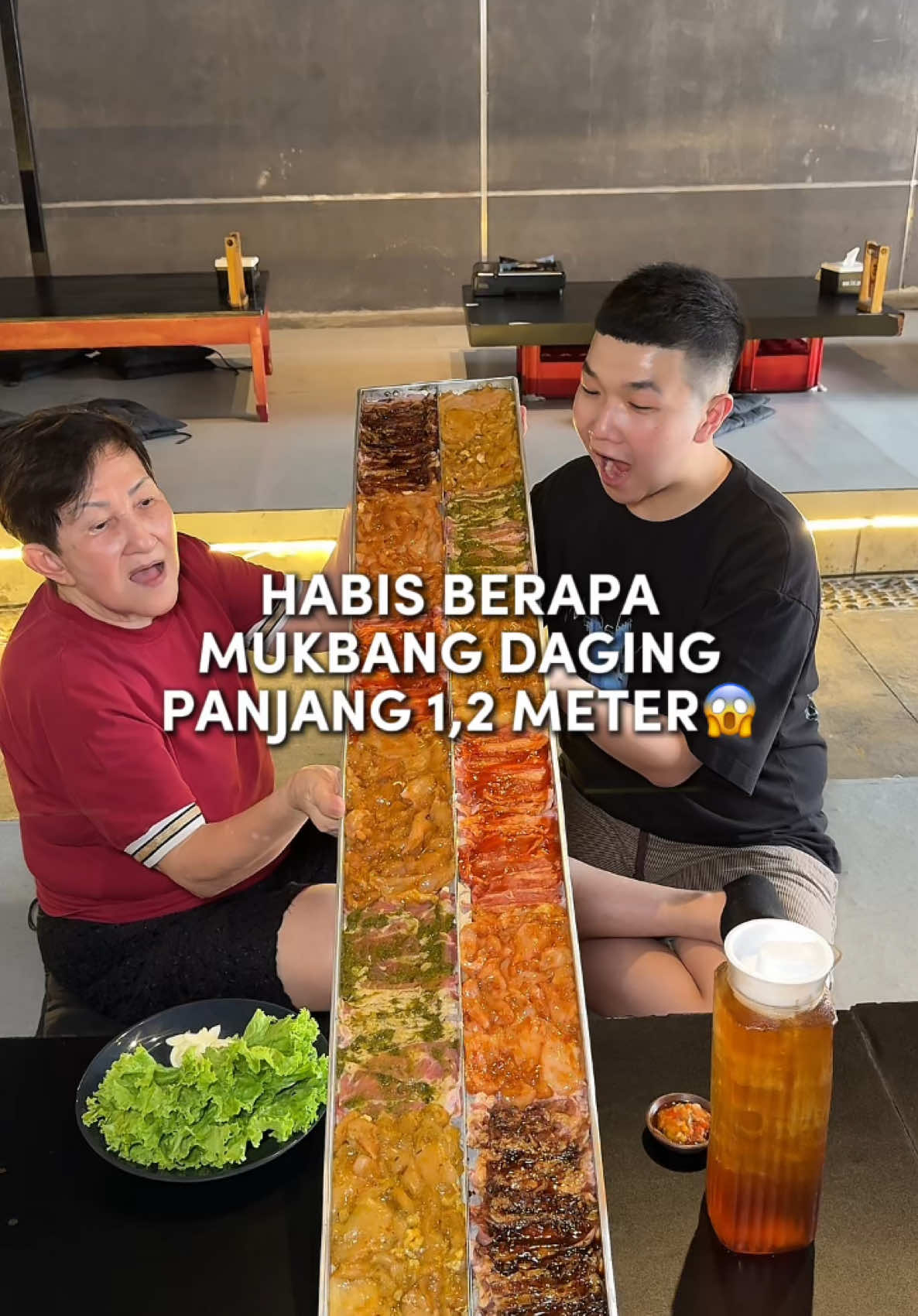 HABIS BERAPA YA MUKBANG FULL DAGING SEPANJANG 1,2 METER⁉️ @beken_mirae  📍JI. Dr. Susilo Raya No. 26, Grogol, Jakarta Barat 📍Jakarta, Bandung, Bekasi #daging #dagingbeef #dagingayam #chicken #beef #mukbang #mukbangdaging #mukbangbeef #mukbangchicken #jakartakuliner #kulinerjakarta #kulinerbandung #bandungkuliner 