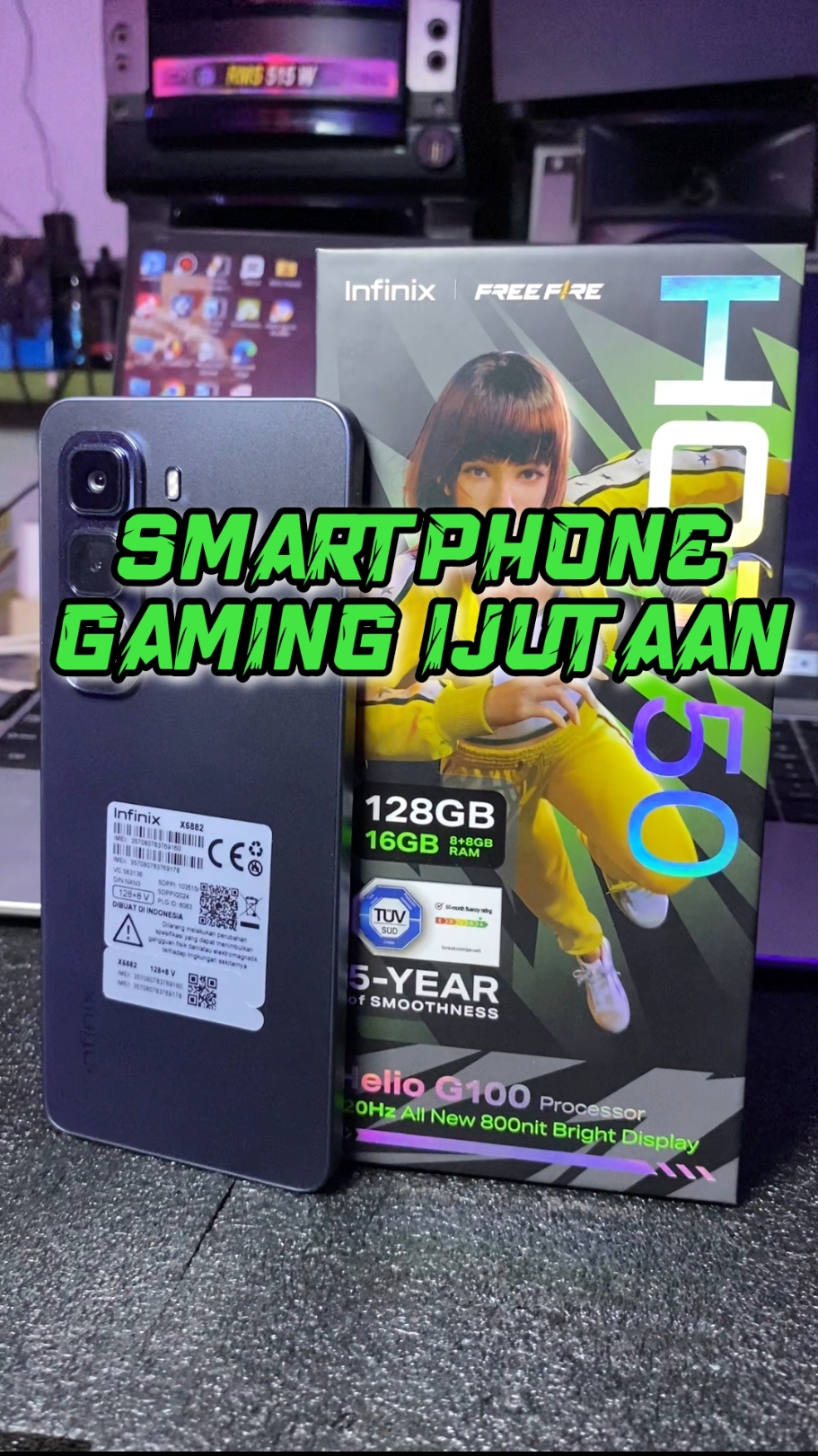 Rekomendasi Smartphone Gaming 1jutaan, Infinix Hot 50 #rekomendasismartphone #gaming #infinix #infinixhot50 #freefire #promoguncang1111 