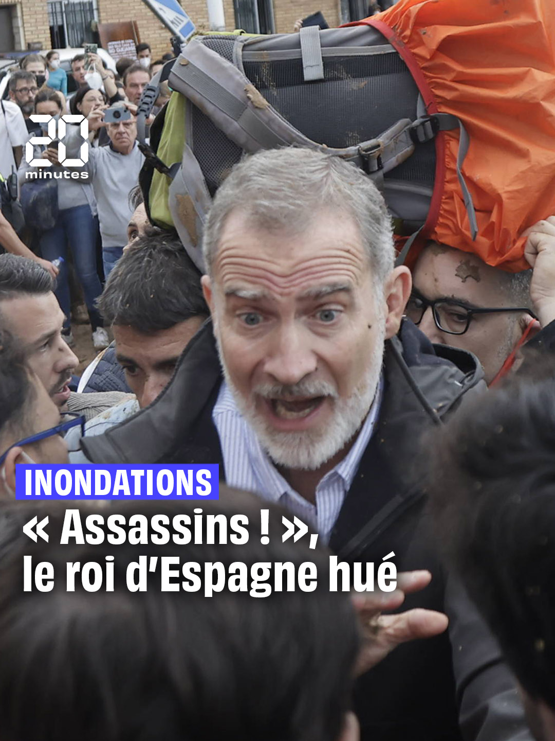 Le roi d’Espagne Felipe VI et le Premier ministre Pedro Sanchez se sont rendus à Paiporta, l’une des villes les plus endeuillées par les inondations, ce dimanche. Les habitants ont manifesté leur colère par des cris, des jets de boue #Espagne  #roiEspagne #FelipeVI #inondations #Valence #intempéries #Paiporta #pluies #sinformersurtiktok