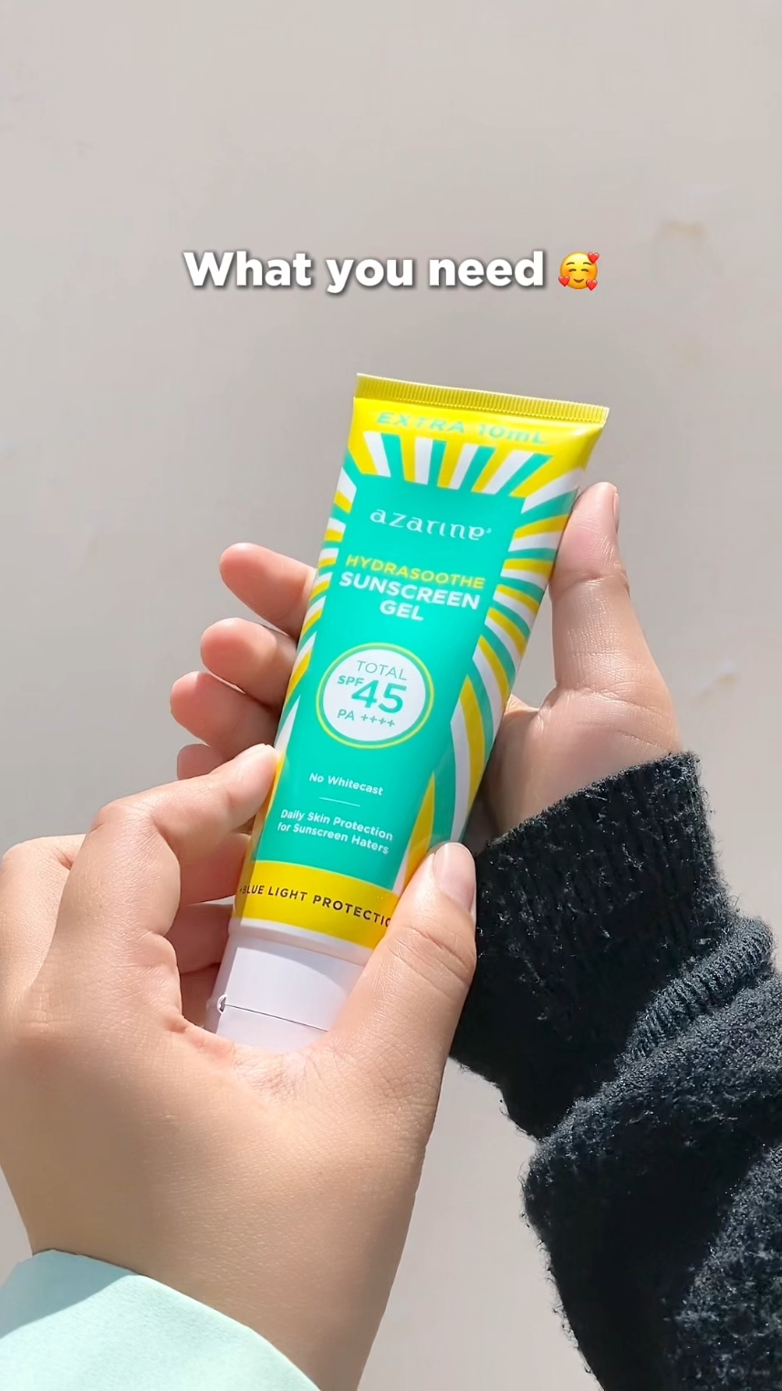 Yuk buruan checkout Azarine Hydrasoothe Sunscreen Gel Jumbo🥳🤩 #sunscreen #sunscreenazarine #azarinesunscreen #azarine #fyp 