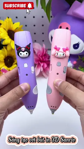 Bút in hình 3D Kuromi và Melody #baby #conyeu #dochoi #xuhuong #xuhuong2024 #minminshop27 