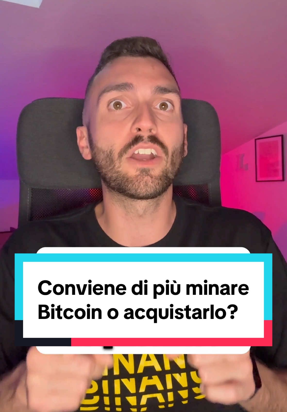 💸 Meglio minare Bitcoin o investire direttamente? Ecco il confronto tra queste due opzioni di investimento: 🔹 Mining di Bitcoin  • Capitale Iniziale: Per avviare un impianto da 1 MW con hardware come il Canaan Avalon A1566, servono circa 740.000 dollari.  • Costi Elettrici: Un fattore cruciale per i profitti, attualmente stimato a 0,045$/kWh ⚡.  • ROI Previsto: Con un Bitcoin a 130.000$ entro il 2026, l’investimento potrebbe ripagarsi in 27 mesi.  • Difficoltà in Crescita: L’aumento dell’hashrate può influire negativamente sui guadagni nel lungo termine. 🔹 Investire Direttamente in Bitcoin  • Volatilità & Semplicità: Si evitano i costi operativi e si può entrare e uscire facilmente dal mercato, anche con una volatilità più alta.  • Rendimenti Potenziali: Su quattro anni, investire in Bitcoin direttamente potrebbe offrire rendimenti migliori, senza le complessità del mining. #0xAegis