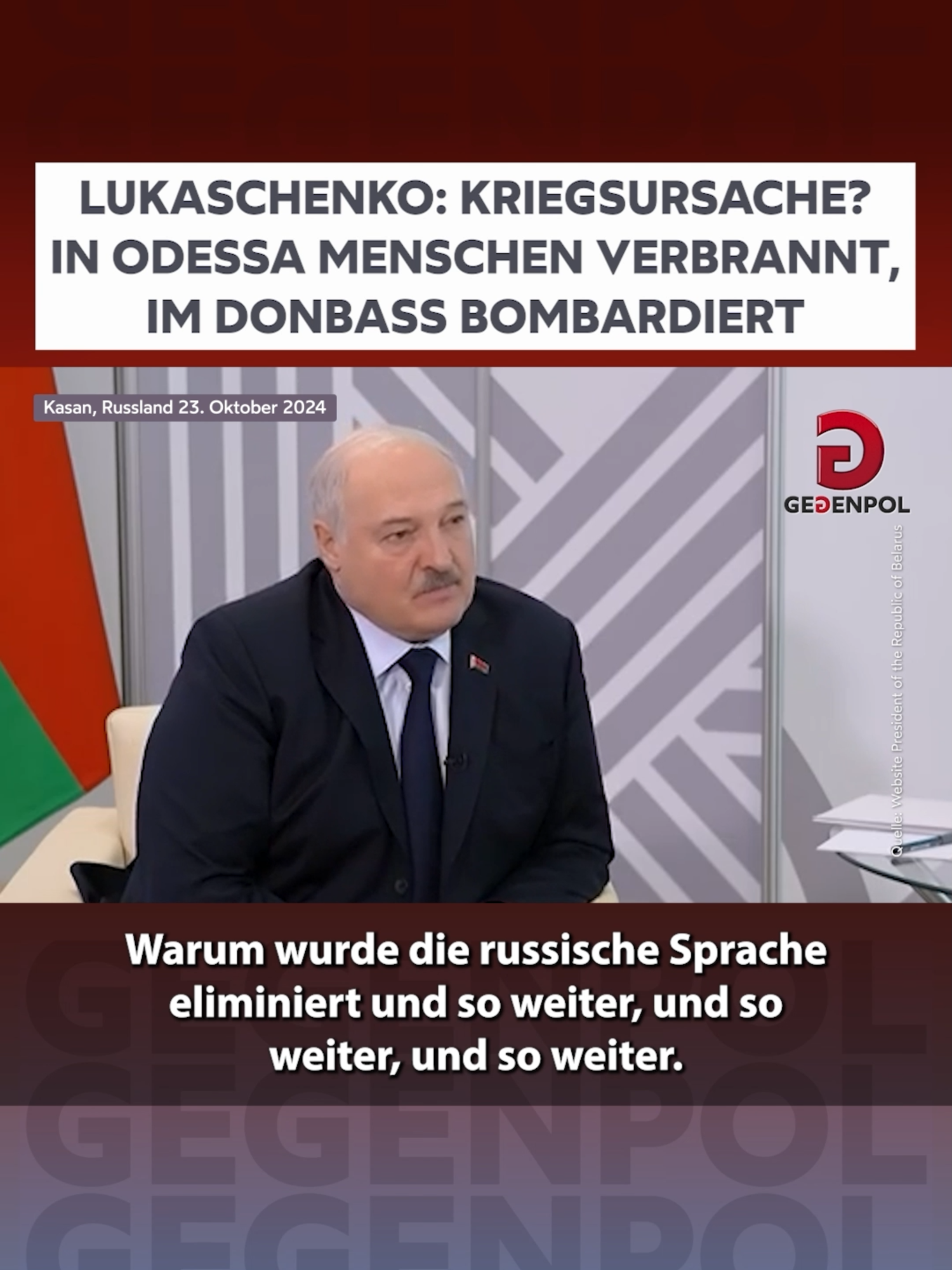 #gegenpol #shorts #lukaschenko #belarus #russland #ukraine #odessa #westen #nato #donbas #politik #news #nachrichten #geopolitik #fyp