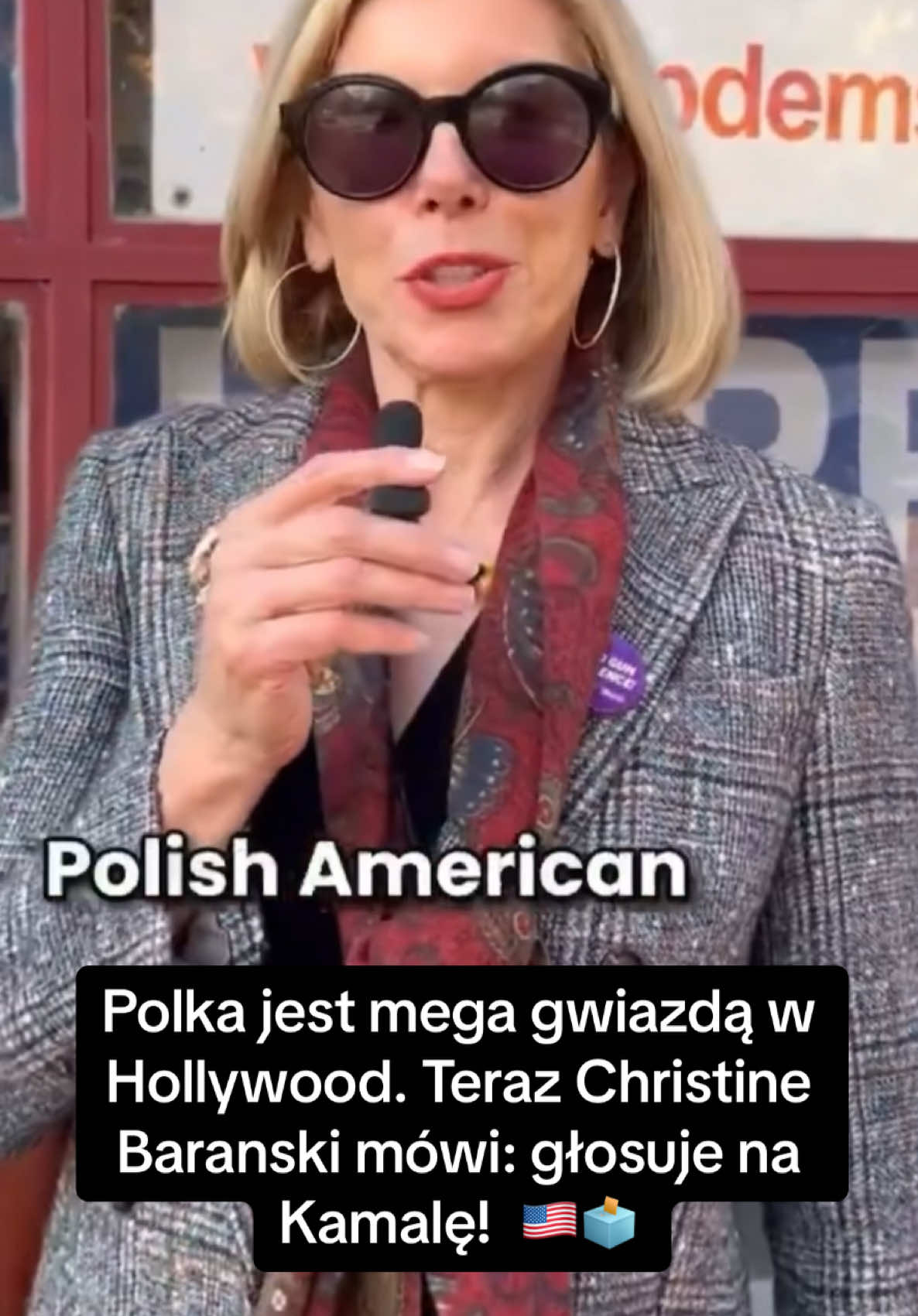 Polka jest mega gwiazdą w Hollywood. Teraz Christine Baranski mówi: głosuje na Kamalę!  🇺🇸🗳️ zrodlo: Marek Wałkuski/X #kamala #usa #christinebaranski 