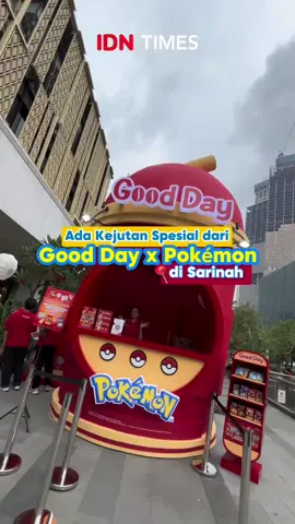 Good Day Pokémon Roadshow Hadir di Jakarta! ✨ Buat kamu yang fans berat Pokémon, jangan sampai kelewatan! Good Day Potion Hub udah ada di Sarinah, Jakarta dari tanggal 2-6 November 2024! 🎉 Yuk temukan keseruan serba Pokémon: mulai dari main puzzle bisa dapetin merchandise Good Day x Pokémon, photobooth kartu Pokémon, terus bisa cobain minum pakai reusable Pokémon cup dan ada  promo menarik buat para pengunjung. Gak cuma ngopi, tapi juga rayain hobi bareng! ☕️ So, tunggu apalagi? Yuk mampir dan ajak teman-teman kalian ke Good Day Potion Hub!⚡️ #KopiGoodDay #GoodDayPokémon #GoodDayPotionHub #GoandCatchAllTheFlavours #pokémonroadshow 
