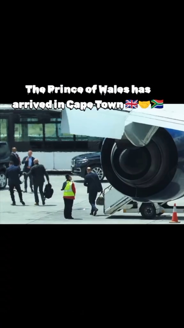 Prince William, The Prince of Wales has arrived in Cape Town, South Africa for the Earthshot Prize Award Week #princewilliam #theprinceofwales  #earthshotprize #capetown #southafricatiktok #tiktoksouthafrica #onlyforyoupage #onlyforyou #trendingvideo 