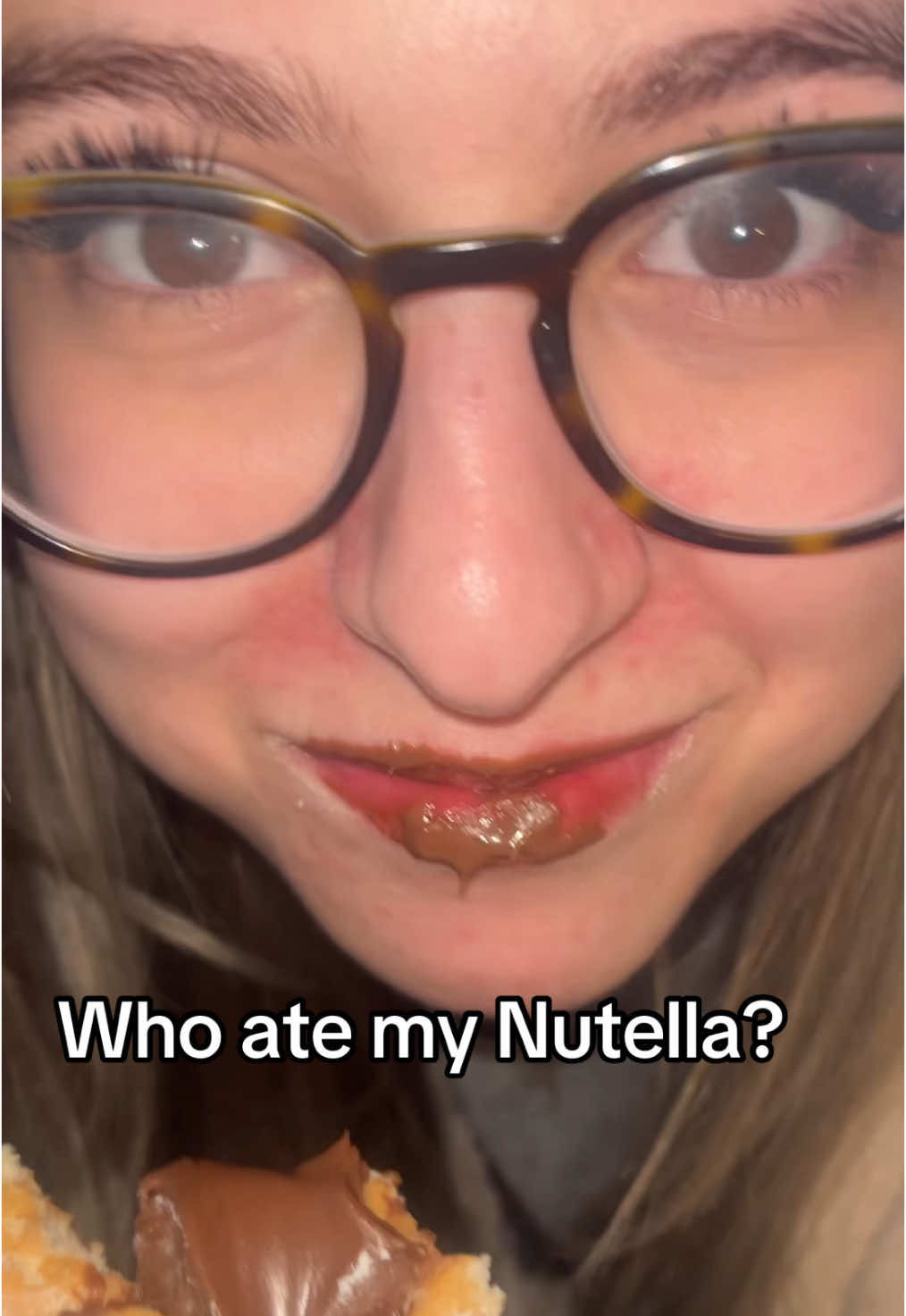 Who ate it?? #fyp #content #nursingstudent #study #relatable #nutellachallenge #bestfriend 