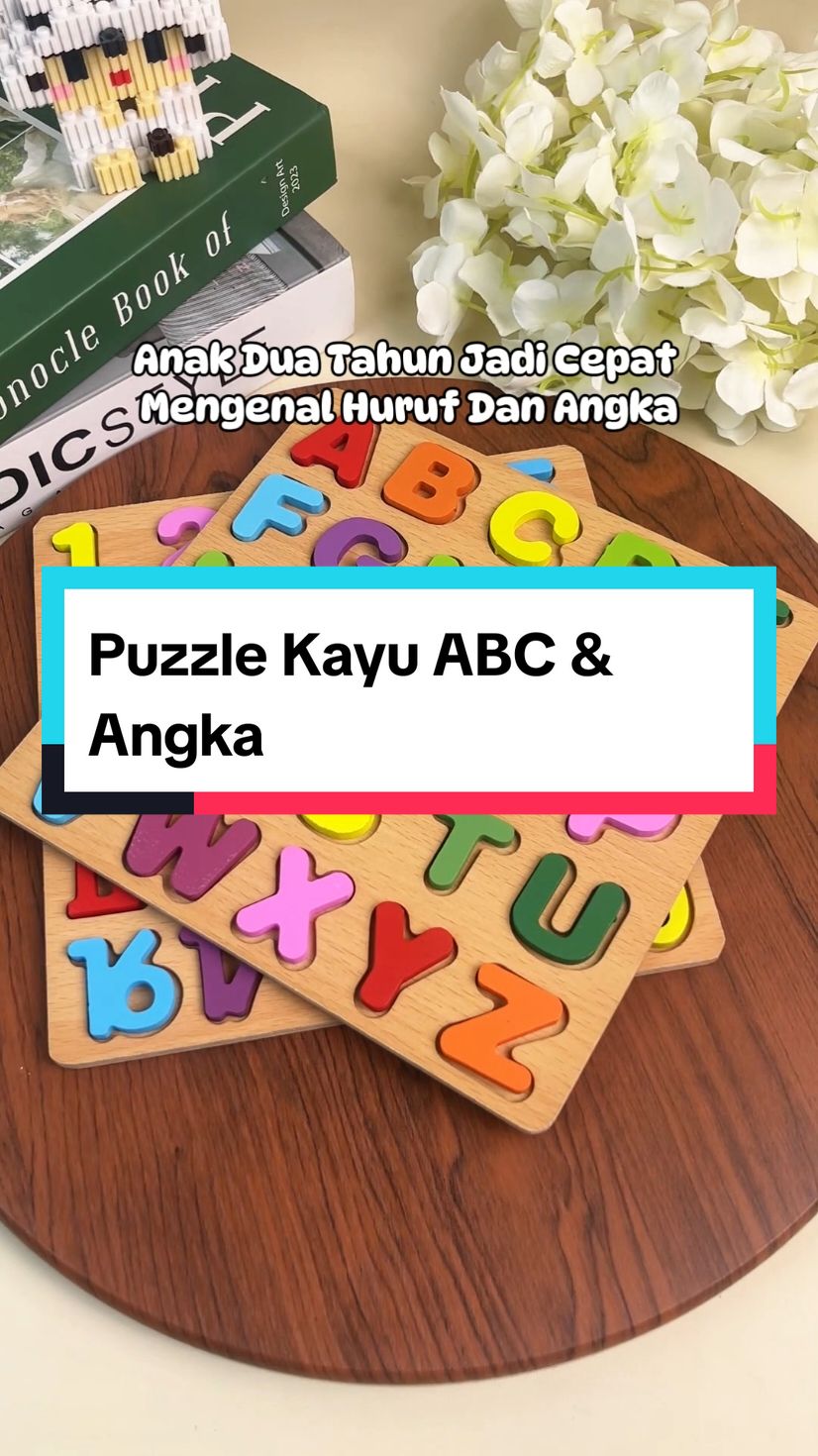 PUZZLE Kayu ABC & Angka #puzzlekayu #puzzleanak  #puzzle3D #mainanedukasi #mainankita 