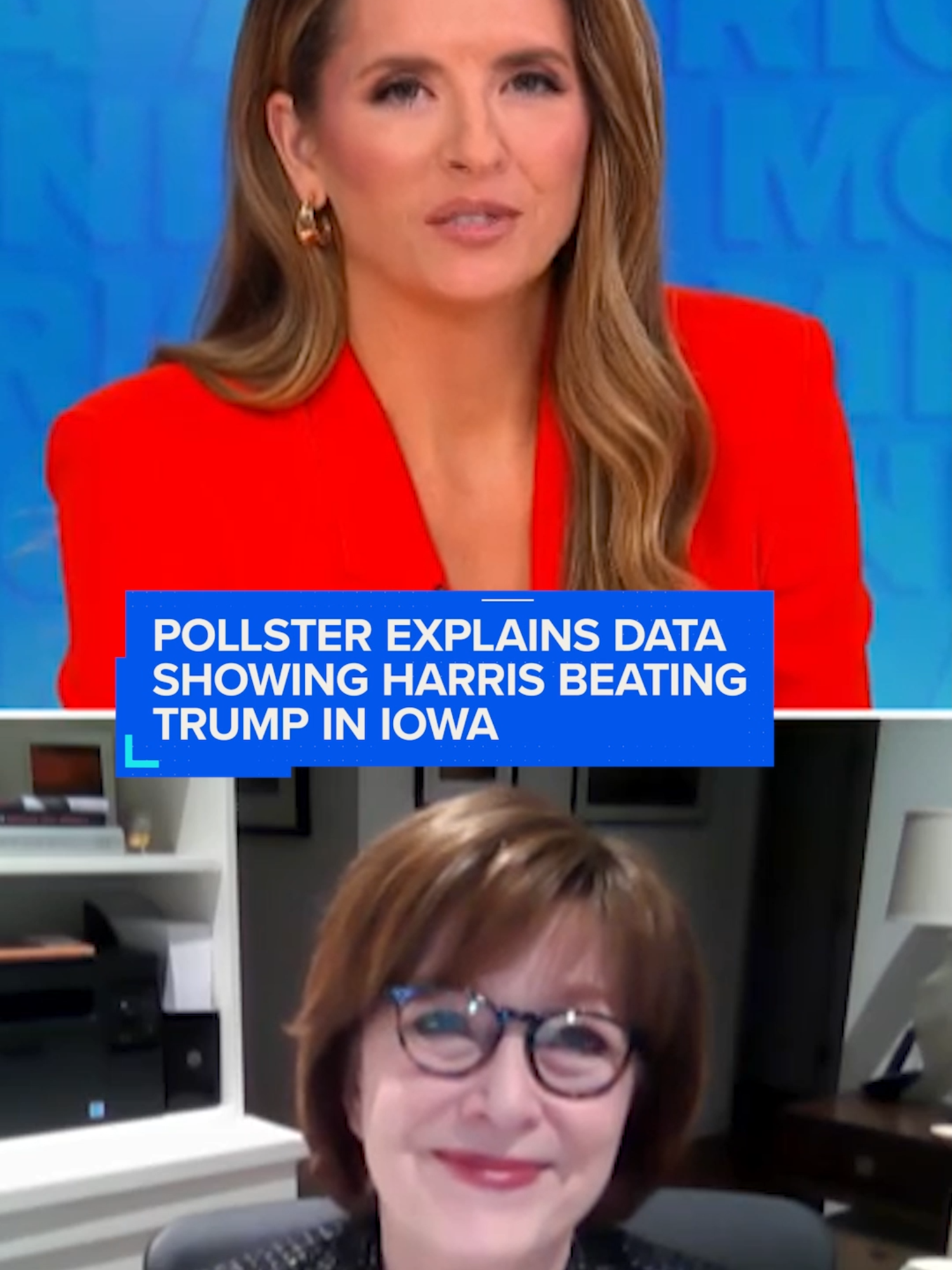 Could #KamalaHarris win an unexpected state on election night? J. Ann Selzer, the architect behind a recent poll showing Kamala Harris beating #DonaldTrump in #Iowa, explains why her data should be trusted.