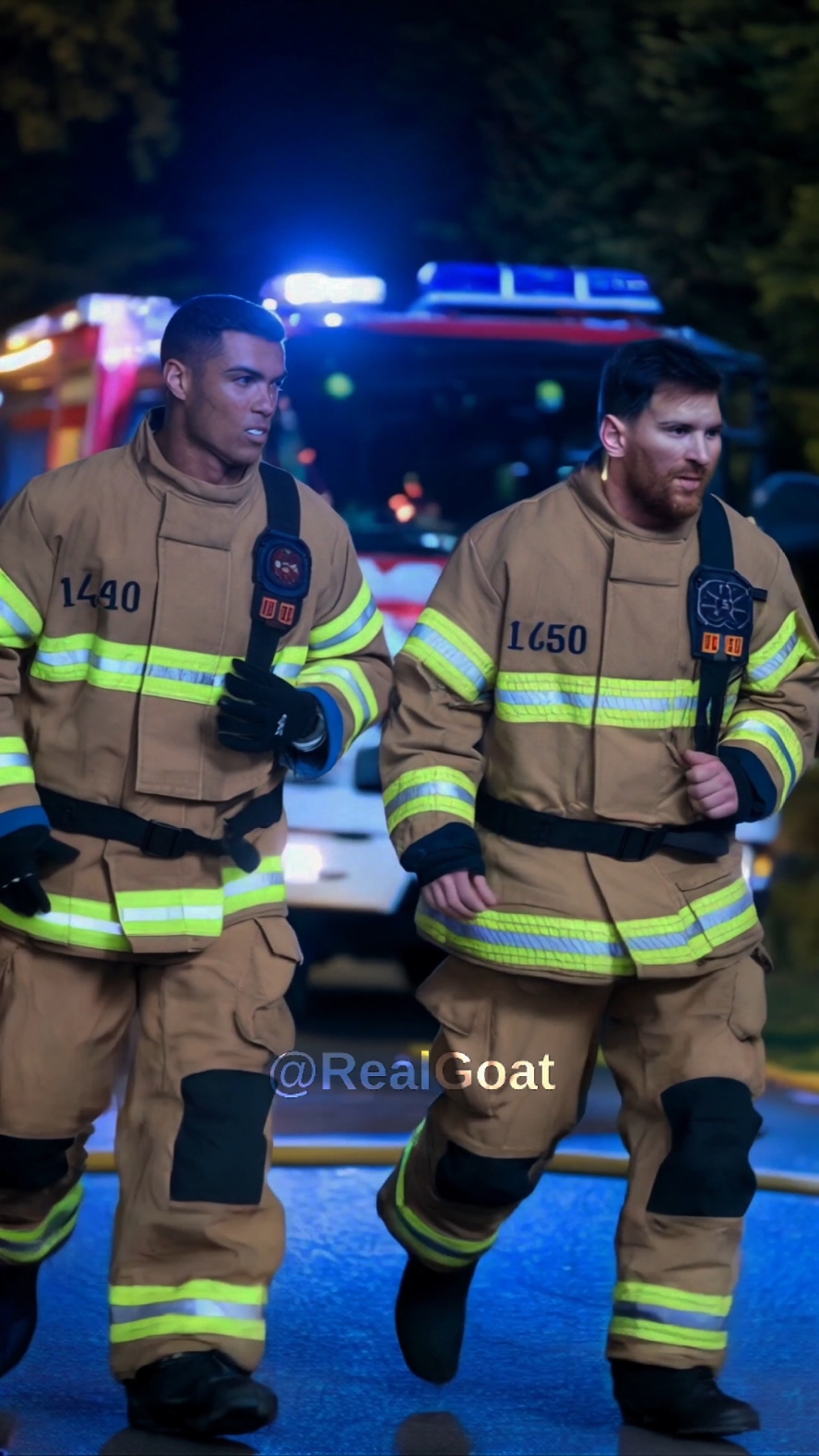 Ronaldo and Messi Rescue Mbappe from a Fire!