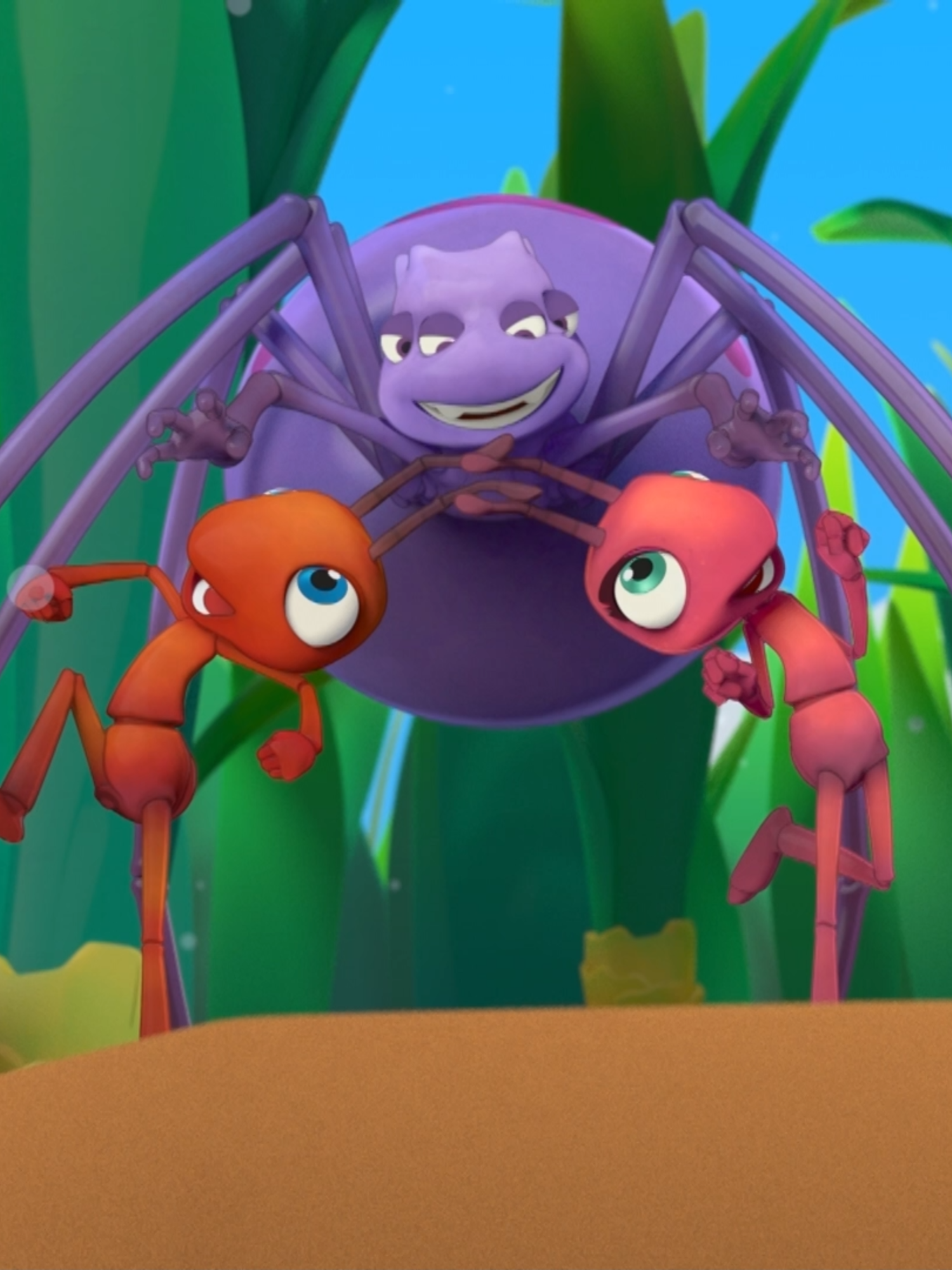 Joey and Boo come across an 8 legged Party Monster!  #cartoon #cartoons #cartoonsforkids #kids #antiks