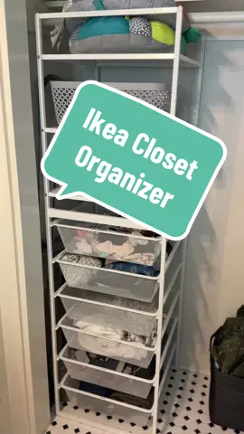 The perfect closet system from @IKEA USA #honeydewplace #ikeafinds #ikeacloset #closetorganization #organizedhome 