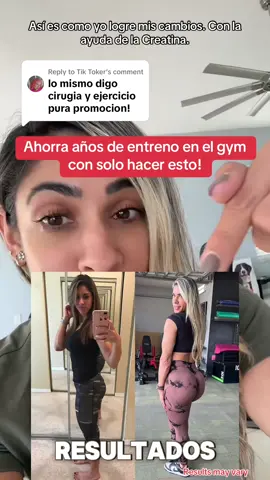 Replying to @Tik Toker  Esto es verdad! Me ahorro años en el gym y logre mis resultados. Ahora sstoy feliz con mi cuerpo. #creatina #creatinaparamujeres #creatine #creatinemonohydrate #creatinetips #results #GymTok #gymtips #muscle #legs #suplementos #gymsupplements #tiktokshop 