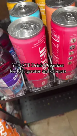 YECAYE Drink Organizer  for Refrigerator and cabinets  #cabinets #drinkorganizer #musthave #dealsforyouday 