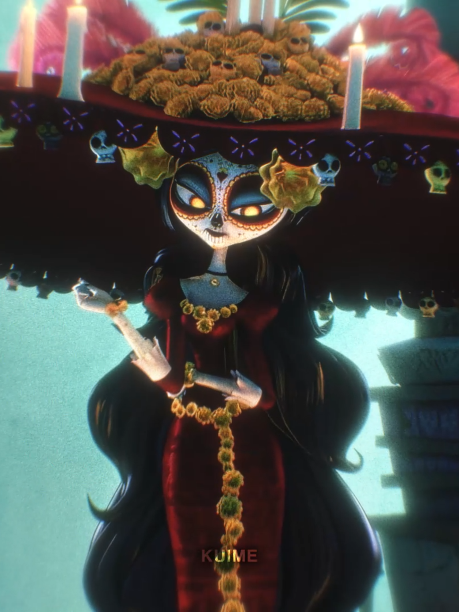 la muerte such a baddy...😫 |#thebookoflife #lamuerte #lamuerteedit #fyp #edit #trending (ORIGINAL CONTENT)